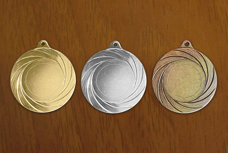 medal 50 mm na wklejk� 25 mm - br�zowy (produkt niedost�pny) puchary statuetki medale