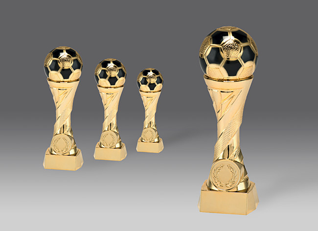 statuetka X824 pi�ka no�na z�ota, h.27 puchary statuetki medale